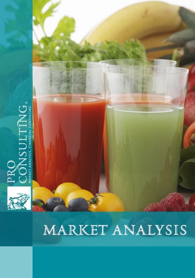 Analysis of foreign economic activity in the market of apple, pear, cherry and blueberry concentrates in Ukraine. 2018 year